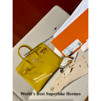 Hermes Birkin SuperFake Bag Handmade 25CM| Lushentic Grade Counter Quality Same Like Real| Genuine Epsom Leather