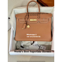 Hermes Birkin Handmade Super Fake Bag 35CM| Lushentic Grade Counter Quality | Genuine Togo Leather