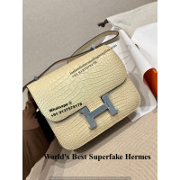 Hermes Constance Super Fake Bag Handmade 24CM| Lushentic Grade Counter Quality | Crocodile Leather