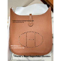 Hermes Evelyne Handmade Super Fake Bag 29CM| Lushentic Grade Counter Quality | Genuine Leather