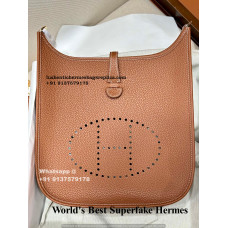 Hermes Evelyne Handmade Super Fake Bag 29CM| Lushentic Grade Counter Quality | Genuine Leather