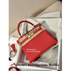 Hermes Kelly Fake | Exact Same Like Real Kelly Dupe Handbag