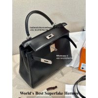 Hermes Kelly Superfake Dupe Bag Handmade 28CM| Lushentic Grade Counter Quality | Box Leather
