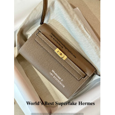 Hermes Kelly To Go Super Fake Wallet | Lushentic Grade Counter Quality | Genuine Chevre Leather
